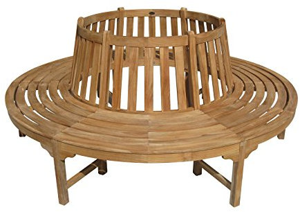 Sedex Kentucky Baumbank Ø 208 cm Gartenbank Rundbank Holzbank aus Eukalyptus