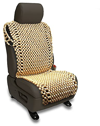 Zento Deals Perle Bois Naturel Royal Housse de siège de Massage au Frais Premium Confort Coussin
