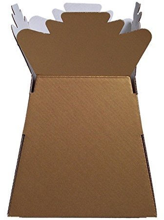 5 x Gold Living Vase Flower Box Flower Bouquet Transporter, Sweet Tree Box