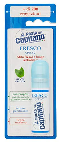 Pasta Del Capitano Spray Alito Fresco, 15ml, Antibatterico, Menta