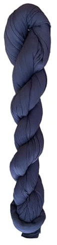 TOUTACOO, Foulard, Turbante, Bufanda, Trenzado 100% Algodón - Hombre y Mujer Azul Marino