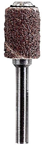 Dremel 430 Schleifband mit Schleifdorn - Zubehörsatz für Multifunktionswerkzeug mit 2 Schleifbänder Ø6,4mm, Körnung 60 zum Schleifen von Aluminium, Plexiglas, Gummi, Edelstahl, Holz, Kunststoff u.v.m.