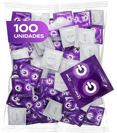 ON) Kondome Chocolate I 54 mm Breite I 100 Stück Packung I Kondome schwarz & mit Schokoladen Duft I dünne 0,07 mm Wandstärke I vegan I für Men