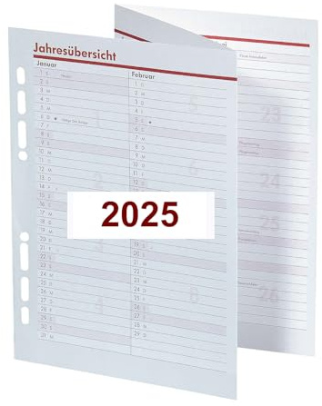 Ersatzkalendarium Jahresplaner BSB 02-0570 für A5