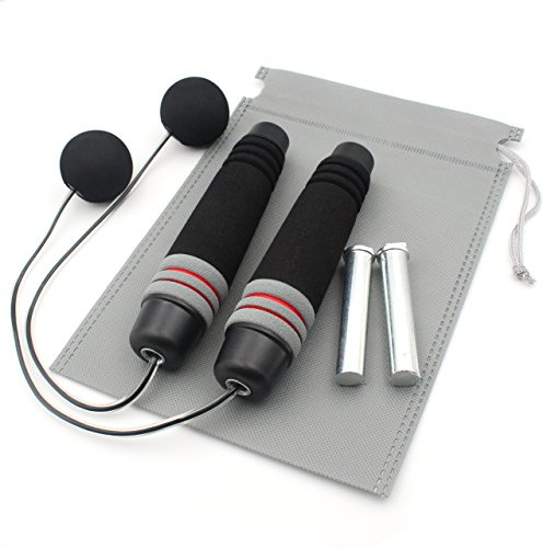 Benvo Springseile Die gewichteten seillose Jump Rope Crossfit Speed Rope für Double Unders, Übung, WOD, Boxen, MMA Training Fitness
