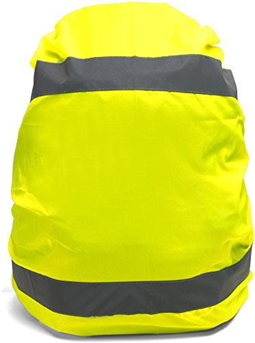 Gilet de protection anti-pluie pour sacs à dos avec bandes réfléchissantes, avec cordon