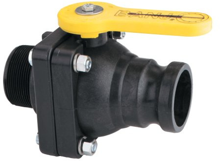Banjo VSFMT204FP 2 Full Port Stubby Valve Male Adapter x Male NPT