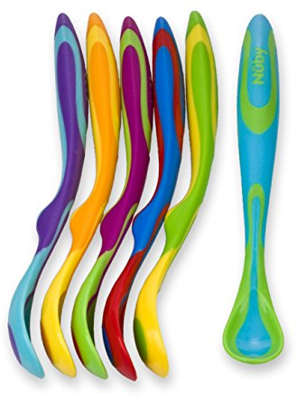 Nuby 6 Piece Fun Feeding Spoons