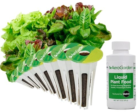 AeroGarden Heirloom Salad Greens Mix Seed Pod Kit - Salad Kit for AeroGarden Indoor Garden, 7-Pod