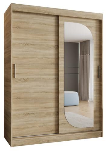 ABIKSMEBLE Armoire Porte coulissante Lucy - Armoire Chambre - Dressing Chambre Adulte - Penderie Vetement Dressing - Garde Robe - Placard Chambre - 2 Portes - Closet