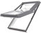 AFG Schweiz - Skylight Kunststoff Dachfenster PVC 94x140 mit Eindeckrahmen Schwingfenster Dachflächenfenster