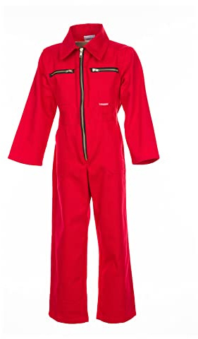 Planam 162134 Size 134/140 Children's Overall - Mid Green