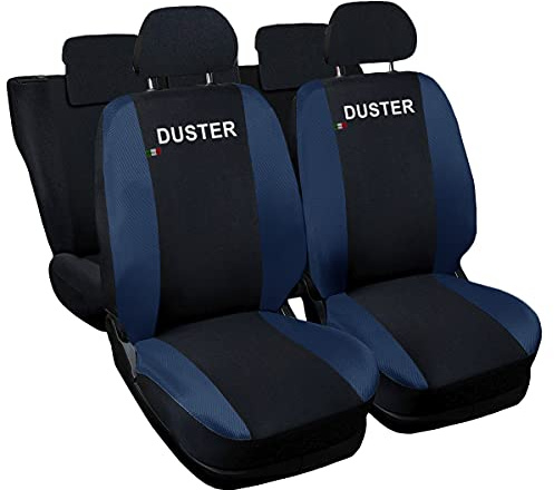 Lupex Shop Dacia Duster zweifarbige Sitzbezüge - schwarz dunkelblau