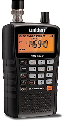 Uniden UBC-75XLT 25-88mhz - 108-174mhz 400-512 Handheld Scanner