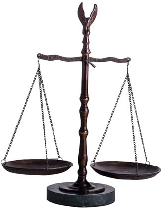 braunen Legal, bey-berk Waage der Gerechtigkeit mit Adler Krone und Marmor base-12.5in. HT Großartiges Anwalt Geschenk