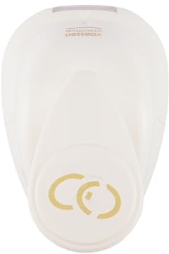 Vaessen Creative 21436-044 Motivstanzer, Small Stanzer Trauringe, Ausstanzung 1,5 cm Weit, Metall, lila, 6.5 x 4.5 x 4.4 cm