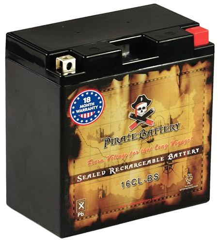 YB16CL-B ATV Battery for KAWASAKI Bayou 400 4x4 400CC 93-'00-18 Month Warranty