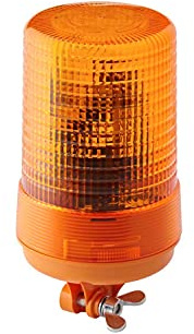 HELLA 2RL 004 957-111 Alogeno-Proiettore rotante, KL 700, 24V, ambra, rotondo, Bocchettone di tubo