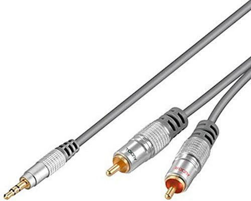 Câble audio Jack 3,5 m - 2 x RCA M 10 m HQ