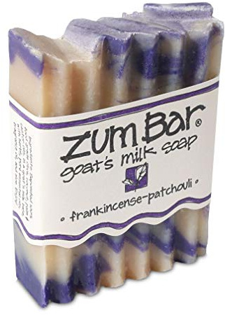 Indigo Wild - Frankincense-Lavanda del sapone del latte della capra della barra di Zum - 3 Once