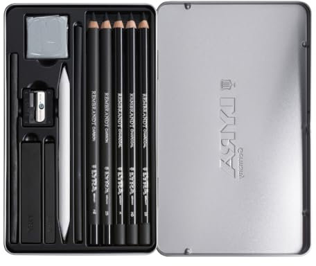 LYRA REMBRANDT Charcoal Set 11er Set im Blechetui