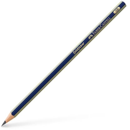 Faber-Castell 1221 Graphitstift, 5B, Box mit 12 Stück