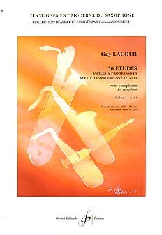 Editions Billaudot: 50 ETÜDEN 1 FACILES & PROGRESSIVES 1 - für Saxophon [Notenbuch] - Kunststoff - C - Modern - Brass & Woodwind Instruments