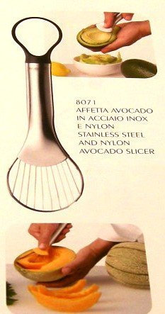 Schneider / Messer - für Avocado & Melone - Edelstahl - 6,5 cm breit - 25 cm lang