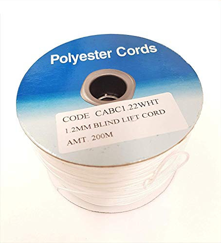 Penbrice Interiors Roman blind cord 200mt reel of optimal 1.2mm diameter string