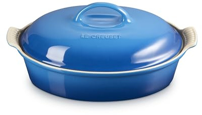 Le Creuset Cacerola ovalada cubierta de gres, 4 cuartos de galón. (14 pulgadas), Marsella
