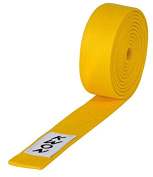 Kampfsport Gürtel von Kwon v. Farben und Längen (gelb, 320)