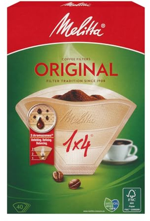 Melitta Classic Filter Papers 1x4 40 Pack 100g