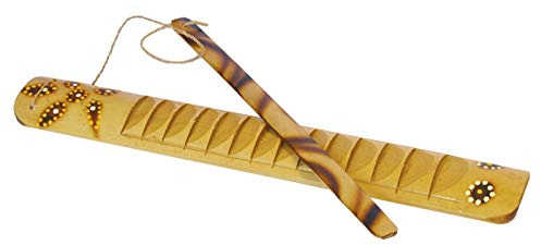 Percussion Plus PP629 Bamboo Guiro,Brown
