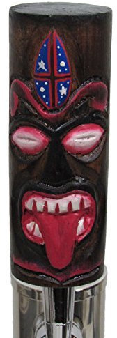 Kool Collectibles Hand Carved Wooden Tiki Beer Tap Handle Sports Bar Kegerator Breweriana Totem