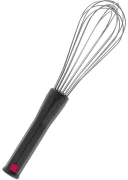 Gobel - Fouet Professionnel Inox avec Manche Étanche - Poignée Antidérapante, Rrgonomique - 8 Brins Inox - 35 cm - Fouet Pâtisserie Haute Performance