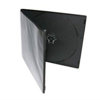 Forever shopping BOX CD/DVD 5,2 MM PLASTICA NERA 200 PZ