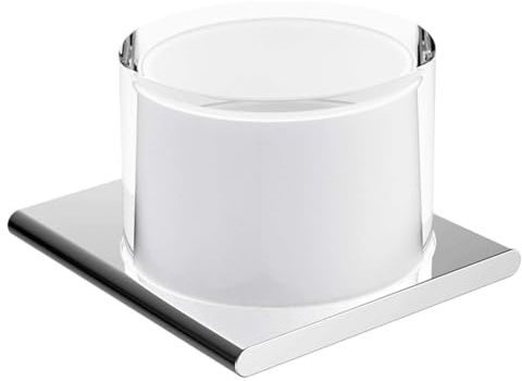 Keuco 11552009000 Stülpglas Edition 400, als Ersatz zu Lotionsspender Echtkristall-Glas mattiert, lose