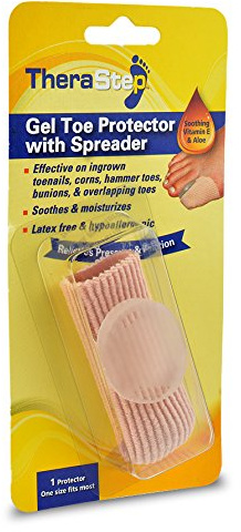 Silipos TheraStep 7008 Gel Toe Protector with Toe Spreader