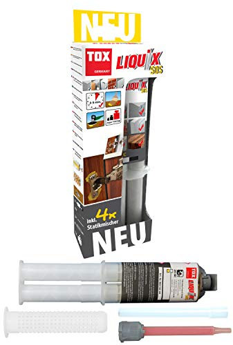 TOX Colle réparatrice à 2 composantes et réaction rapide de très haute résistance Liquix SOS, 25 ml, 084100161