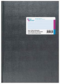 König & Ebhardt König und Ebhardt König & Ebhardt 8614123 Geschäftsbuch (Elefantenhaut-Decke, liniert, A4, 210 x 297 mm, 144 Blatt) hellblau