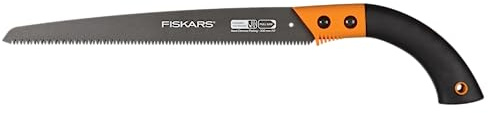 Fiskars Pruning Saw, Gifts for Dad, Fixed Handle Tree Cutting Tool, 13, Black/Orange