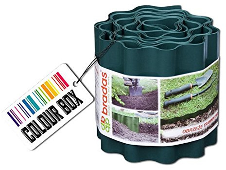 Bradas OBFG 0925 Beeteinfassung, 9 m x 25 cm, grün