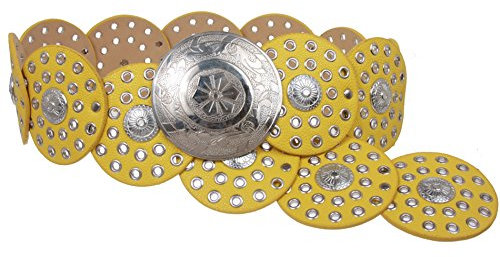 beltiscool Damen Gürtel Gr. L - 45 Ende zu ende, Gelb