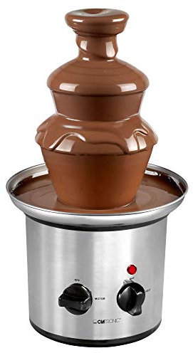 Fuente de Chocolate Clatronic® | para frutas y pasteles | chocolate caliente y líquido para brunch, fiesta, Navidad, Nochevieja | cuencos profundos + fuentes de acero inoxidable | SKB 3248