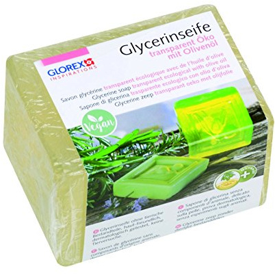 GLOREX 6 1600 140 glycerintvål eko 250 g med olivolja transparent