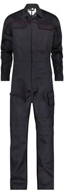 DASSY® Toronto Flammhemmender Overall mit Kniepolstertaschen - Größe 2XL - SCHWARZ