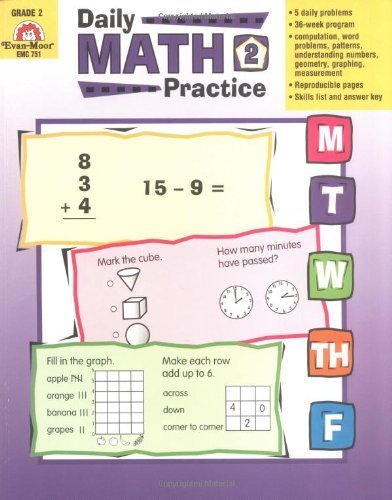 Daily Common Core Math Practice, Grade 2 (Daily Math Practice) by Jo Ellen Moore (1999-11-06)
