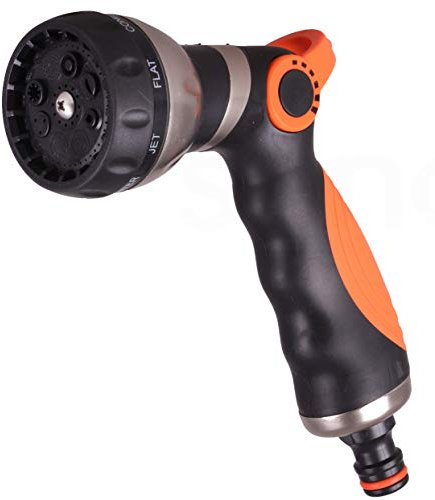 Metall Spritzpistole mit 8 Funktionen Gießkanne Bewässerung Düse