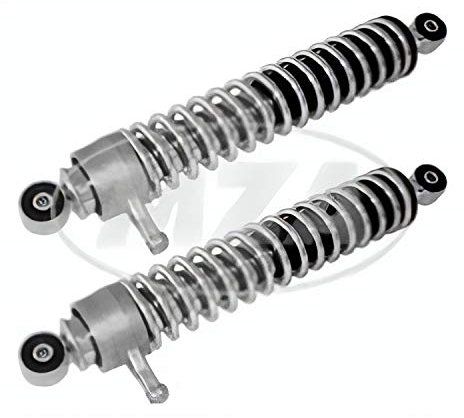 Set Federbeine, Enduro - rechts + links, 2-fach verstellbar, verchromt