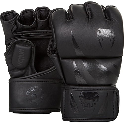 Venum, Challenger MMA Gloves, Unisex Adult, S, Matte/Black